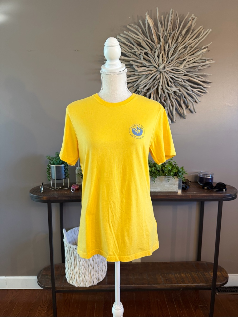 Barbour tee women’s in yellow short sleeved